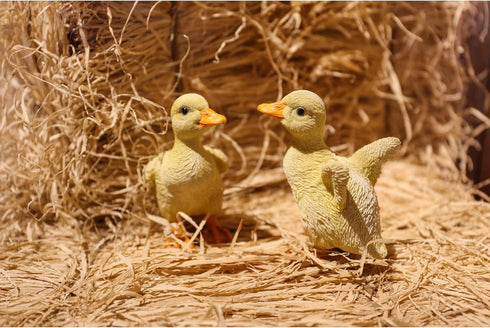 Hi-Line Gift 87697-B 2 Piece Ducklings Statue