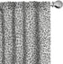 Lunarable Snow Leopard Curtains, Greyscale Natural Camouflage Wild Cat Skin, 2 Panel Set for Living Room