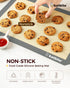 Silicone Baking Mat, Katbite Large Set of 3 - 2 Half Sheets (11 5/8" x 16 1/2") + 1 Quarter Baking Sheet, Nonstick