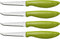 Joie 26028 Stainless Steel Flexible Paring/Garnishing Knives Set of 4, Colors Vary