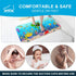 40''x16'' XIYUNTE Baby Bath Mat for Tub Non Slip Kids Bath Mat - Extra Long Cartoon Bathtub Mat Non Slip Kids Shower