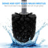 SetSail 3 PacksGery Toilet Brush, Compact Size Toilet Bowl Brush and Holder Toilet Brushes for Bathroom with Stainless