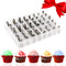 48-Piece Numbered Piping Tips, Cookie Icing Tips, Cake Decorating Kit for Cupcakes Cookies, Master Decorating Tip Set