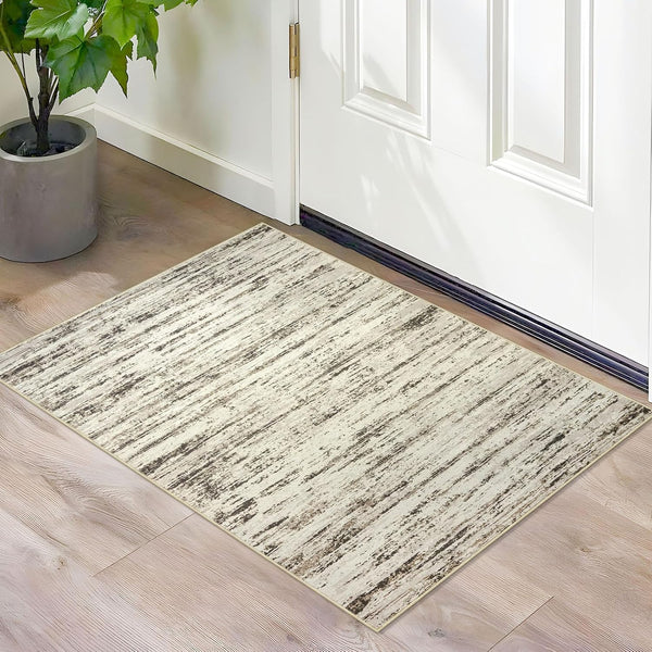Modern Abstract Entryway Rug Indoor 2x3, Washable Non-Slip Soft Small Area Rug for Kitchen Bedroom Office Home Decor