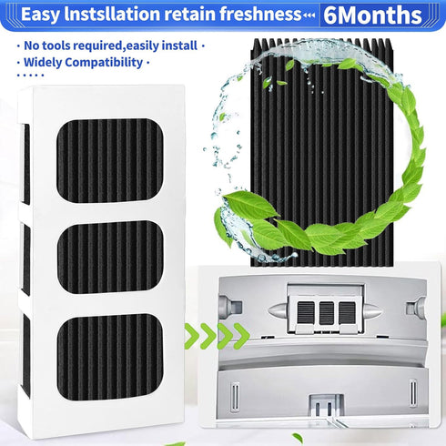 8 Pack Paultra2 Refrigerator Air Filter Replacement - For Frigidaire PAULTRA2 Pure Air Ultra II, Electrolux Part