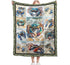 Luxvio Cozy 50"X40" Crab Blanket Coastal Crabs Throw Blanket Soft Warm Fuzzy Plush Gifts for Girls Women Lightweight