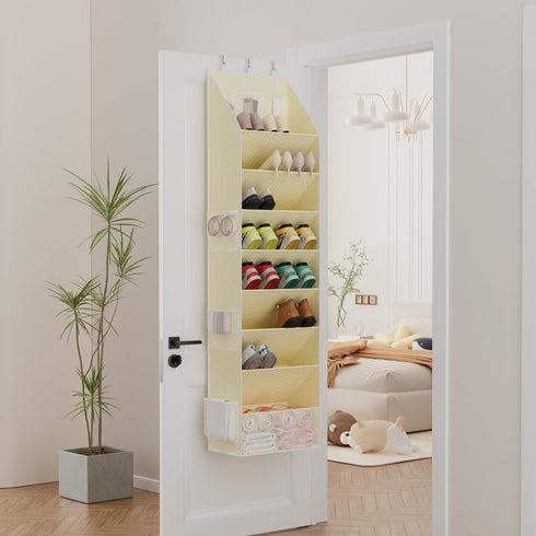 Closet 1624 Criusia Shoe Storage, Over the Door Shoe Organizer, Hanging Shoe Storage with Large Deep Pockets, Fits