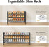 3 Closet, 28 42, Closet, 18 Gewudraw Tier Shoe Organizer, Shoe Rack for Metal Shelf Can Expandable to for Bedroom