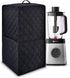 Kitchen Blender Dust Cover, Compatible with Ninja Foodi Blender, Cover with Accessory Pocket (Black)