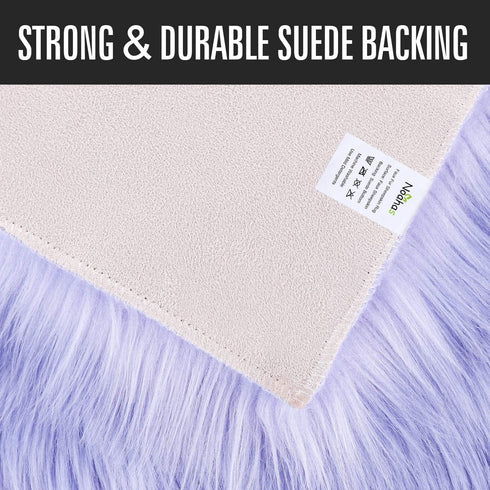 2 4 Noahas Luxury Fluffy Rugs Bedroom Furry Carpet Bedside Faux Fur Sheepskin Area Rugs Children Play Princess Room