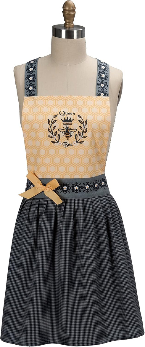 Kay Dee Designs Queen Bee Embroidered Hostess Apron
