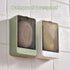 2 Pack Soap Holder Dish Shower - Self Draining Wall Mounted Soap Box Tray for Bathroom, No Drilling