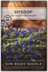 Sow Right Seeds - Hyssop Seed for Planting - Medicinal Herb to