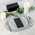 15.8 7.9 Inch 50 Luxenap X Linen-Feel Guest Towels, Hand Towels - Fold, Air-Laid, Black Paper Dinner Napkins