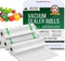 Vacuum Sealer Bags for Food Saver, 4 Pack 11" x 25'ft Commercial Grade Rolls, Microwave & Freezer Safe, Meal Prep