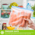 SPLF 12 Pack Silicone Reusable Bags, Dishwasher Safe, Leakproof Freezer Bags, BPA Free for Lunch and Food Travel