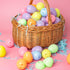300PCS 2.3" JOYIN Pastel Easter Eggs, Empty Plastic Eggs, Colorful Plastic Eggshell Bulks for Easter Hunt, Filling