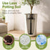 1628 Inch, 1 Pack Adjustable Plant Riser for Inside Pots, Planter Inserts for Tall Pots with Clear Acrylic Tray