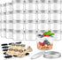TUZAZO 4 oz Mini Mason Jars with Lids 24 Pack, 4oz Small
