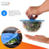 Kitchen + Home Silicone Suction Lids and Food Covers - Set of 5 for Various Sizes