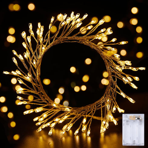 4 Pack 5 60 Fairy Lights Battery Operated, Feet LED Twinkle String Lights Waterproof Firecracker Starry Lights for DIY