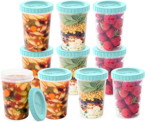 Bentgo Prep - 20 Piece 32 fl oz Leak-Proof Deli Containers with