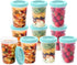 Bentgo Prep - 20 Piece 32 fl oz Leak-Proof Deli Containers with