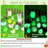 200Pcs 63 Various Luminous Mini Animals, Style Tiny Resin Figurines Animals Glow in The Dark for Prank Garden Micro