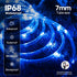 66FT 200 24 (66FT 7mm) Rope Lights for Outside, LED Color Changing Rope Lights with Plug & Remote Colors RGB Twinkle