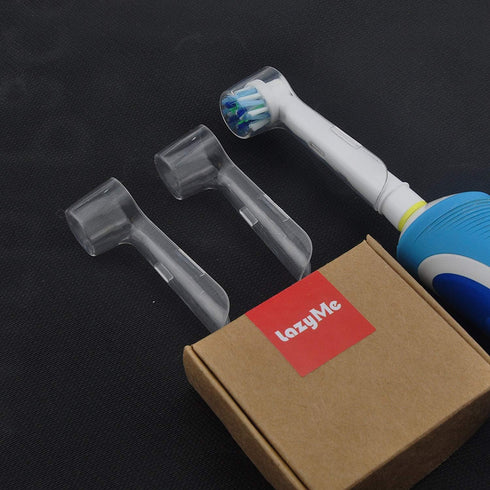 LazyMe Electric Toothbrush Holder with 4 Dust-Proof Covers for Oral-B Electric Toothbrush Series