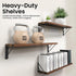 23-in BAYKA Floating Wall Shelves, Rustic Wood Wall Shelves for Bedroom, Bathroom, Kitchen & Living Room, Display Shelf