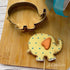 LILIAO Cute Elephant Cookie Cutter - 4 x 3.3 inches, Stainless Steel for Baby Shower