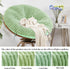 8 50"x50") HOMBYS Fluffy Shaggy Cover for Papasan Chair Cushion, Plush Faux Fur Slipcover ONLY, (Without Cushion)