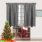 Buffalo Check Curtains, Blackout Buffalo Plaid Curtains for Living Room, 36x36inch, 2 Pack (Black White)