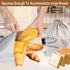 Cromagic 2-Piece Set. 13 17-inch Reusable Bread Bag x linen bread bag with plastic liner keeps bread fresh