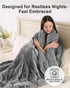 15lbs Cozy W60 L80, Weighted Blanket for Adults, Ultra-Soft Sherpa Fleece Reversible Weighted Throw Blanket