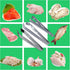 JuGeoZhi 3 Set Garlic Peeler - Pcs Garlic Skin Remover Stainless Garlic Tweezers Easy Faster Kitchen Tools