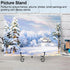 4 Pack Plate Stands for Display, 6 Inch Metal Holder, Picture Frame Stand, Small Easel for Tabletop Art