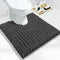 Yimobra Luxury Shaggy U-Shaped Toilet Rug, 24.4 X 24.4 Inches, Soft Contour Mat for Bathroom Floor, Non Slip Carpet,