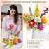 Flowers Bouquet Building Set, 1070PCS Wildflower Botanical Collection, Artificial Plant Flower Kit for Home Decor