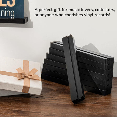 Album 2 Pack, Axeman Wood Vinyl Record Shelf Wall Mount, Floating Shelves for LPs, CD, Holder Wall Display, Elegant