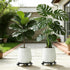 12 Inch 2Pack 400Lbs Plant Caddy with Wheels, Heavy Duty Plant Stand with Wheels, Metal Rolling Plant Stands for Pots