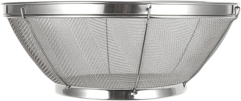 Juvale Fine Mesh Strainer 11" x 4" - Stainless Steel Rice Strainer & Mesh Colander for Pasta