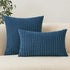 Pack 1 12x24 Inch, UGASA Lumbar Throw Pillow Covers of Super Soft Boho Corduroy Decorative Pillow Covers Cases Solid