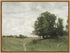 ARPEOTCY Vintage Country Framed Wall Art, The Path to the Village Scenery Retro Painting, 12x16 Inch Canvas Print
