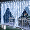 JMEXSUSS 300 LED 9.8x9.8Ft Curtain Lights Indoor with Remote, White Christmas Lights