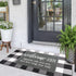 Welcome Mats for Front Door, "Ish Depends Who You Are" Doormat, Anti-Slip Rubber Mat for Indoor & Outdoor