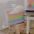 Set 3 15x9x10 OrganiHaus of Pastel Rainbow Baskets - Colorful Woven Storage Baskets for Playroom, Nursery & Classroom