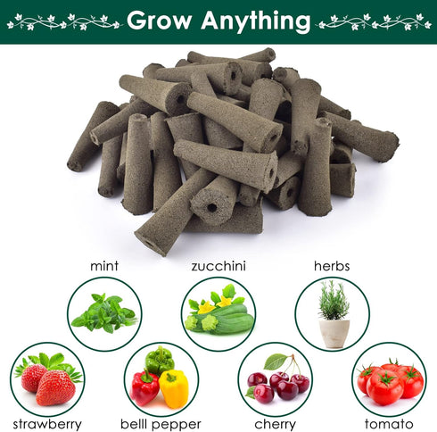 80 Pack PACETAP Grow Sponges Compatible with AeroGarden, Replacement Refill Grow Sponge for Hydroponic Indoor Garden