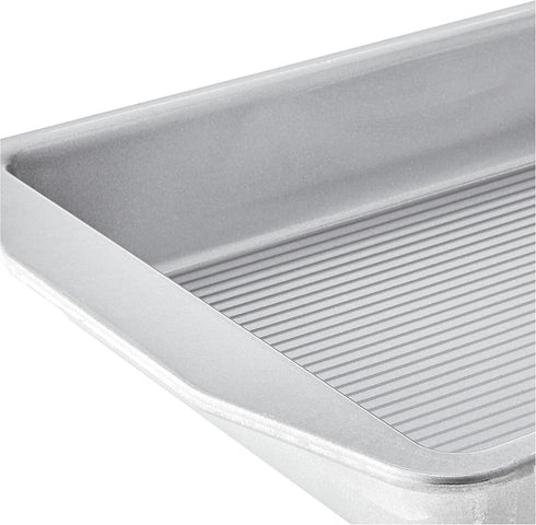 USA Pan 1110RC-3-ABC-1 American Bakeware Classics 9 x 13-Inch Rectangular Lasagna, Cake, Brownie Pan